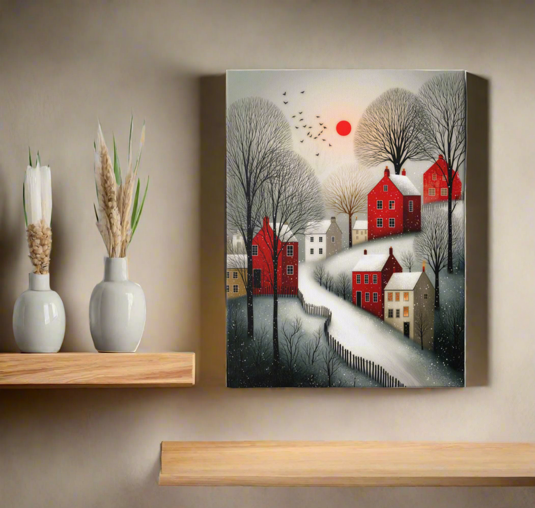 Cozy WinterThin canvas