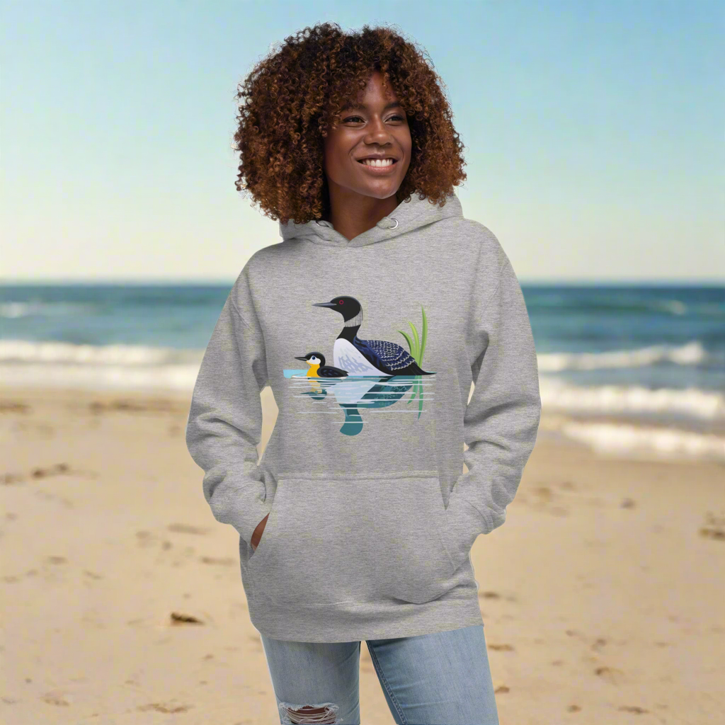 Loon Love Cotton Comfy Unisex Hoodie
