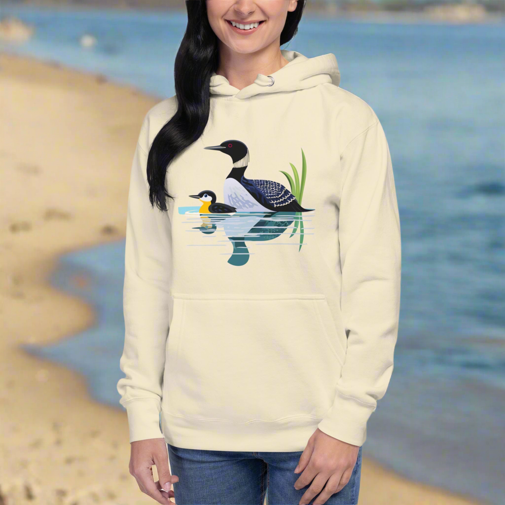 Loon Love Cotton Comfy Unisex Hoodie