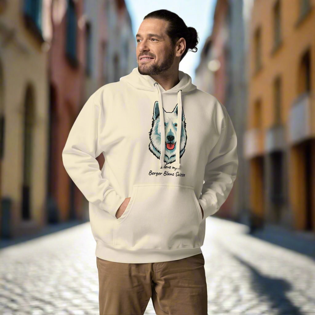 Berger Blanc Suisse All Cotton Unisex Hoodie