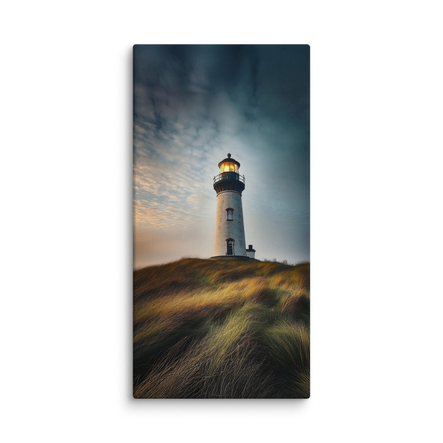 Lighthouse on a Hill Canvas