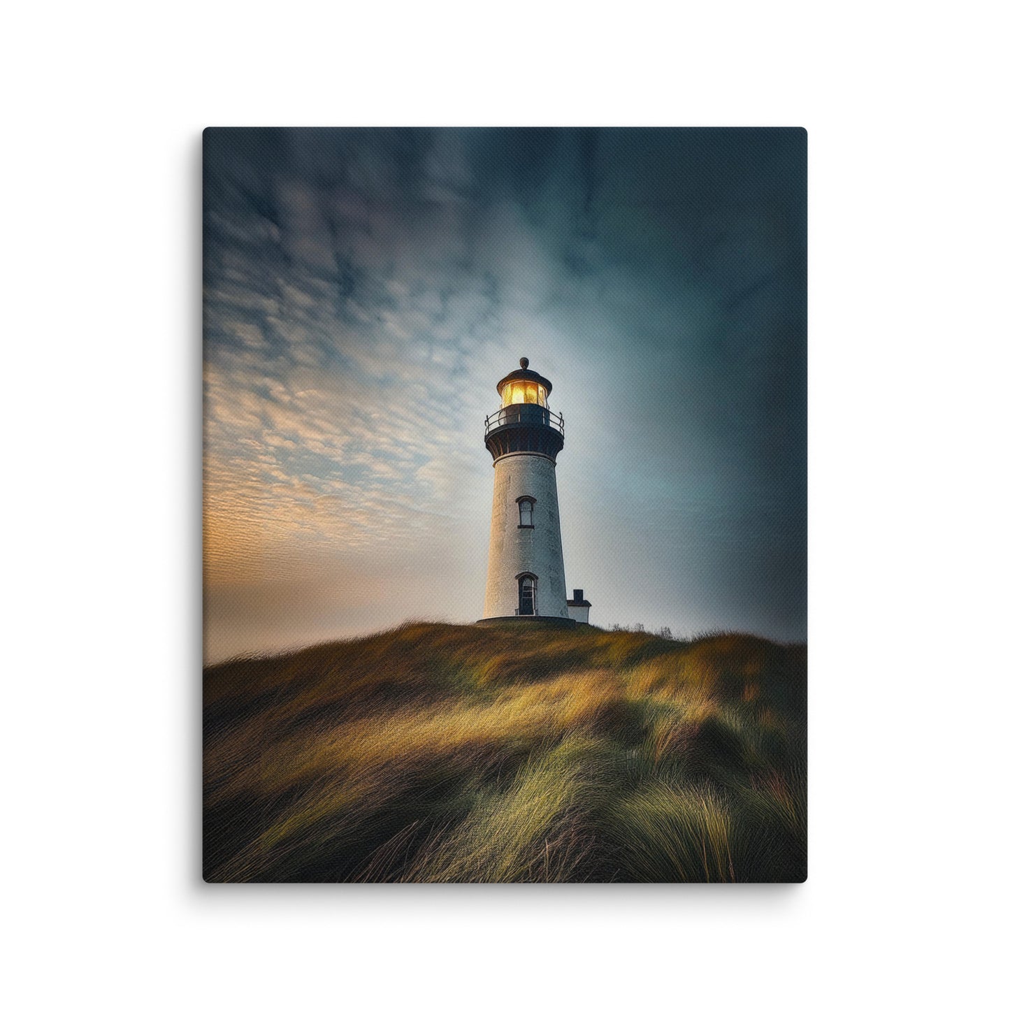 Lighthouse on a Hill Canvas