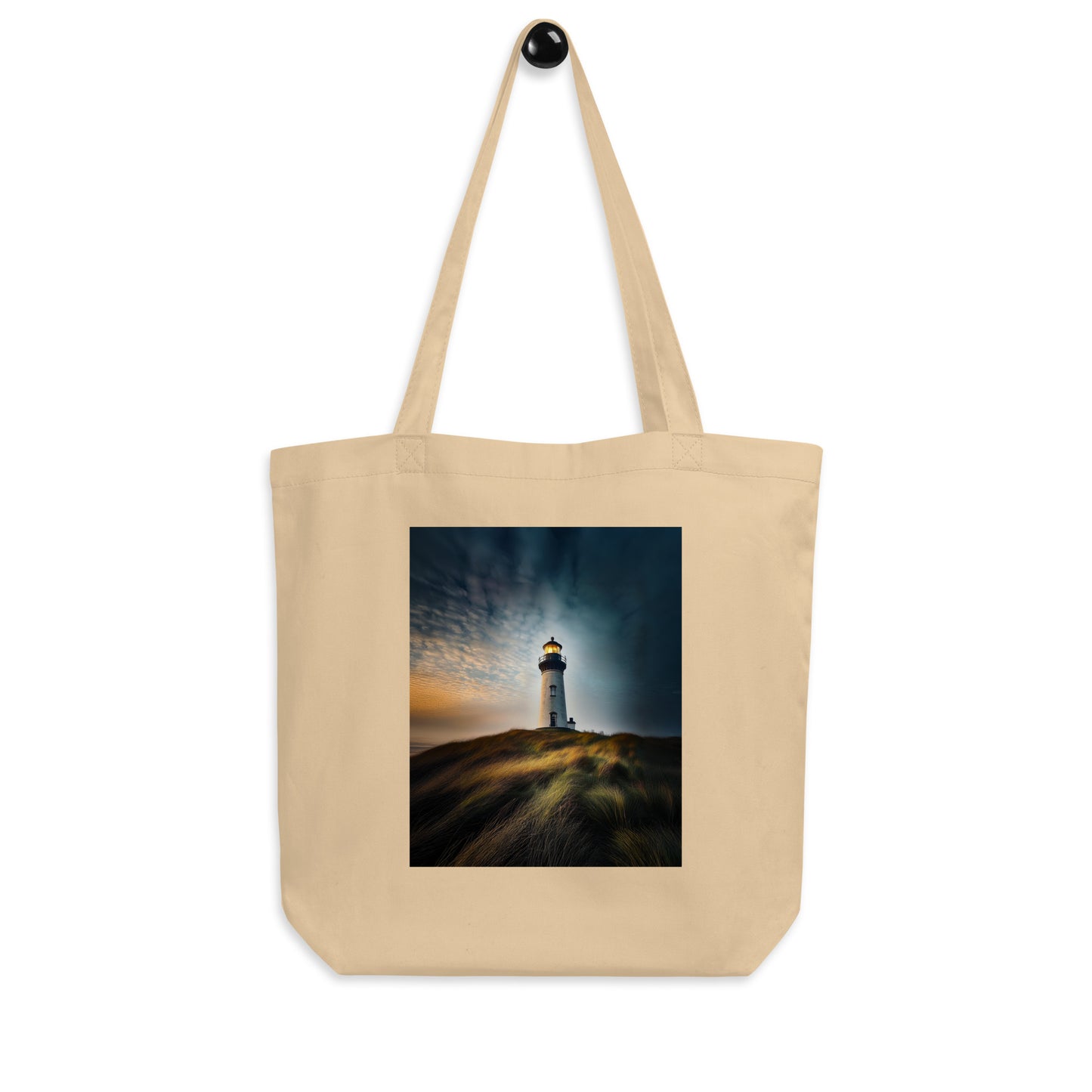 Lighthouse on a Hill Eco Tote Bag