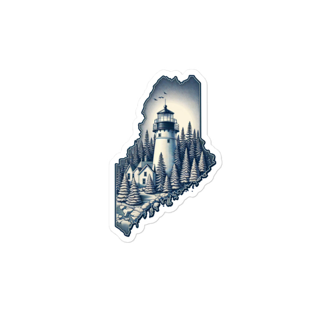 Blue MaineBubble-free stickers