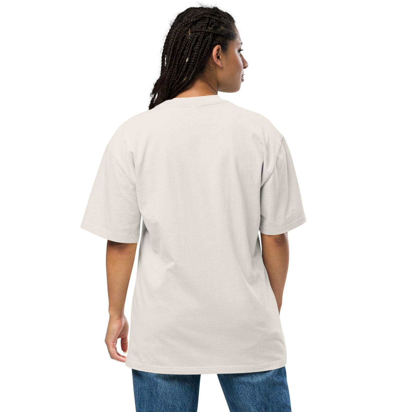 Change is Good Leaf Oversized faded t-shirt