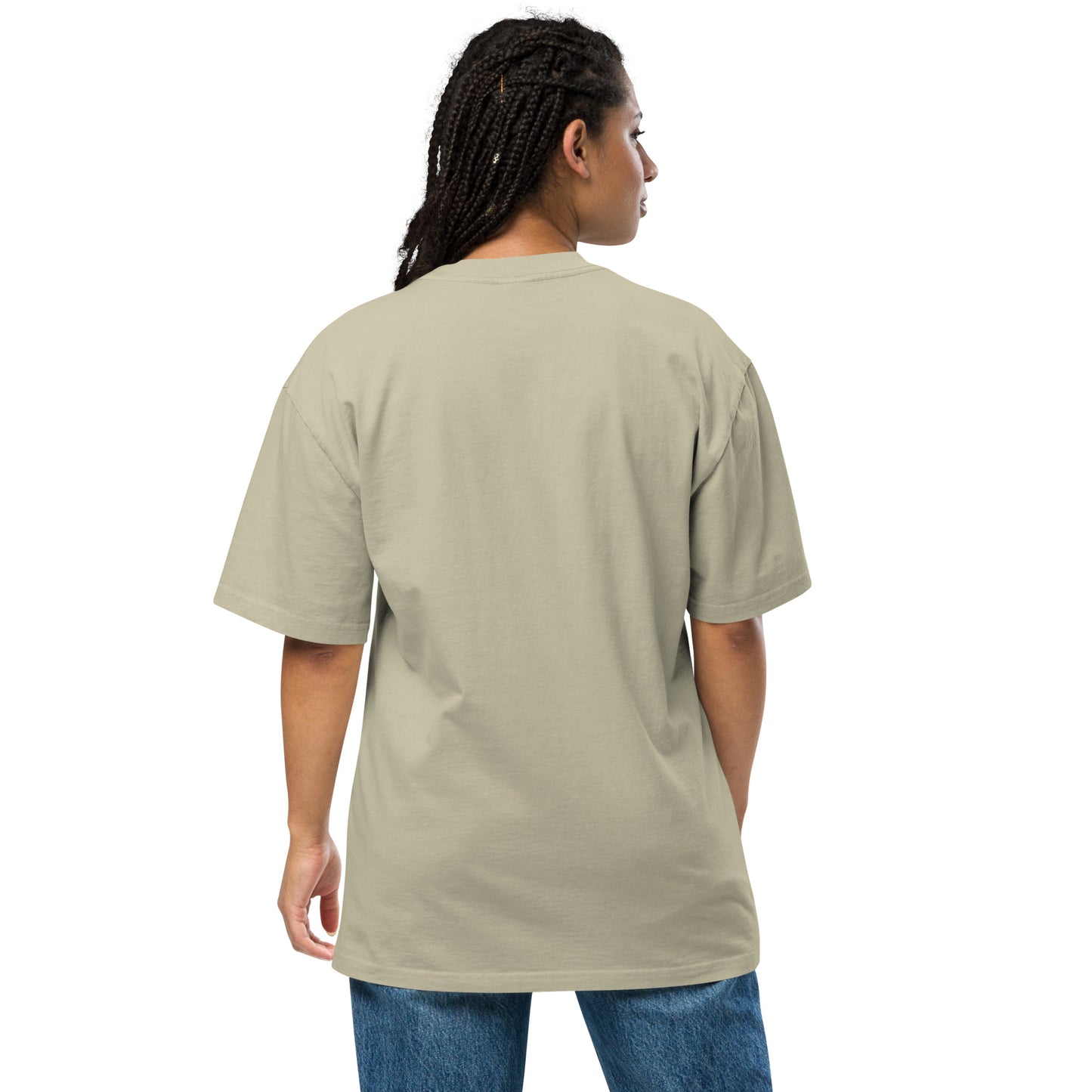 Change is Good Leaf Oversized faded t-shirt