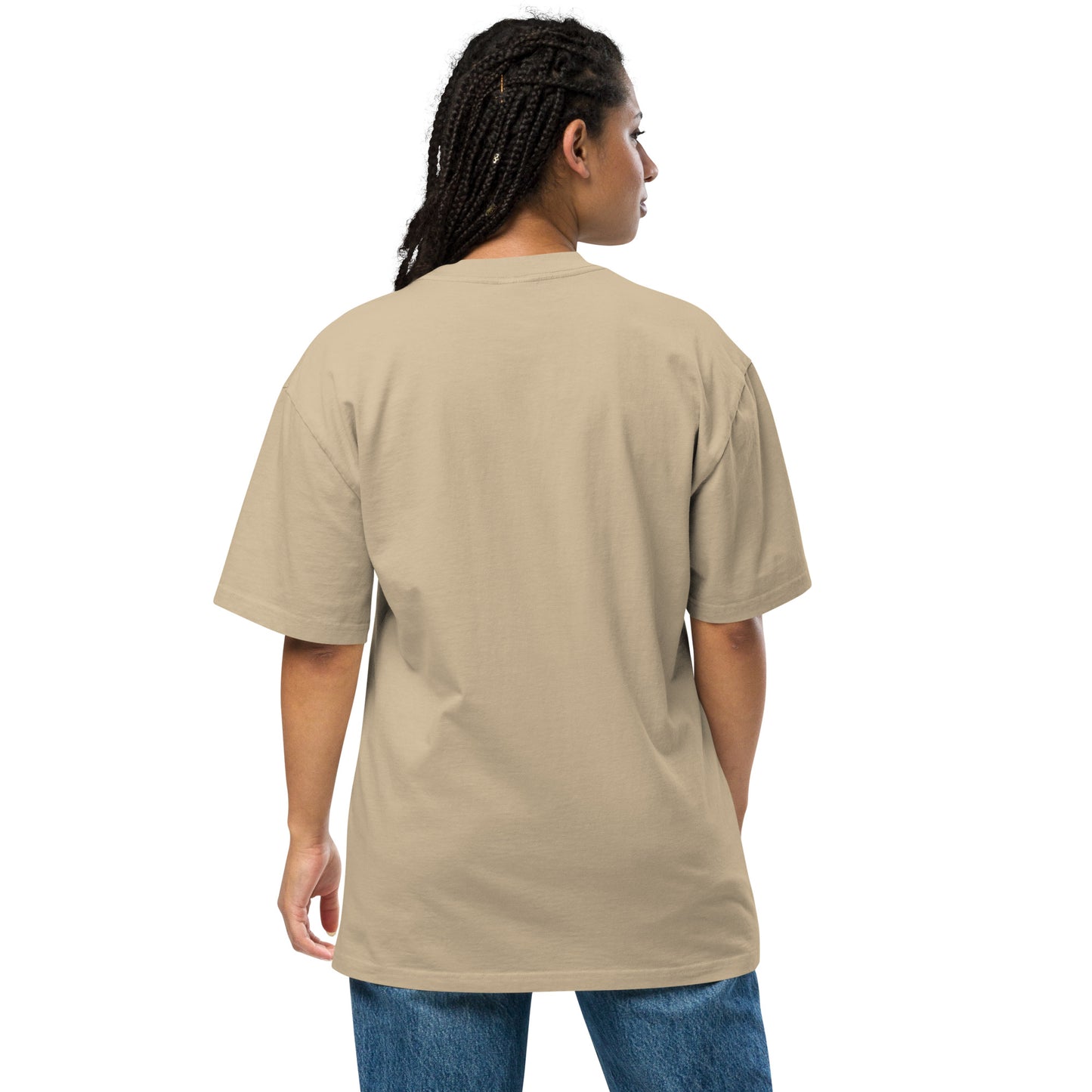 Change is Good Leaf Oversized faded t-shirt