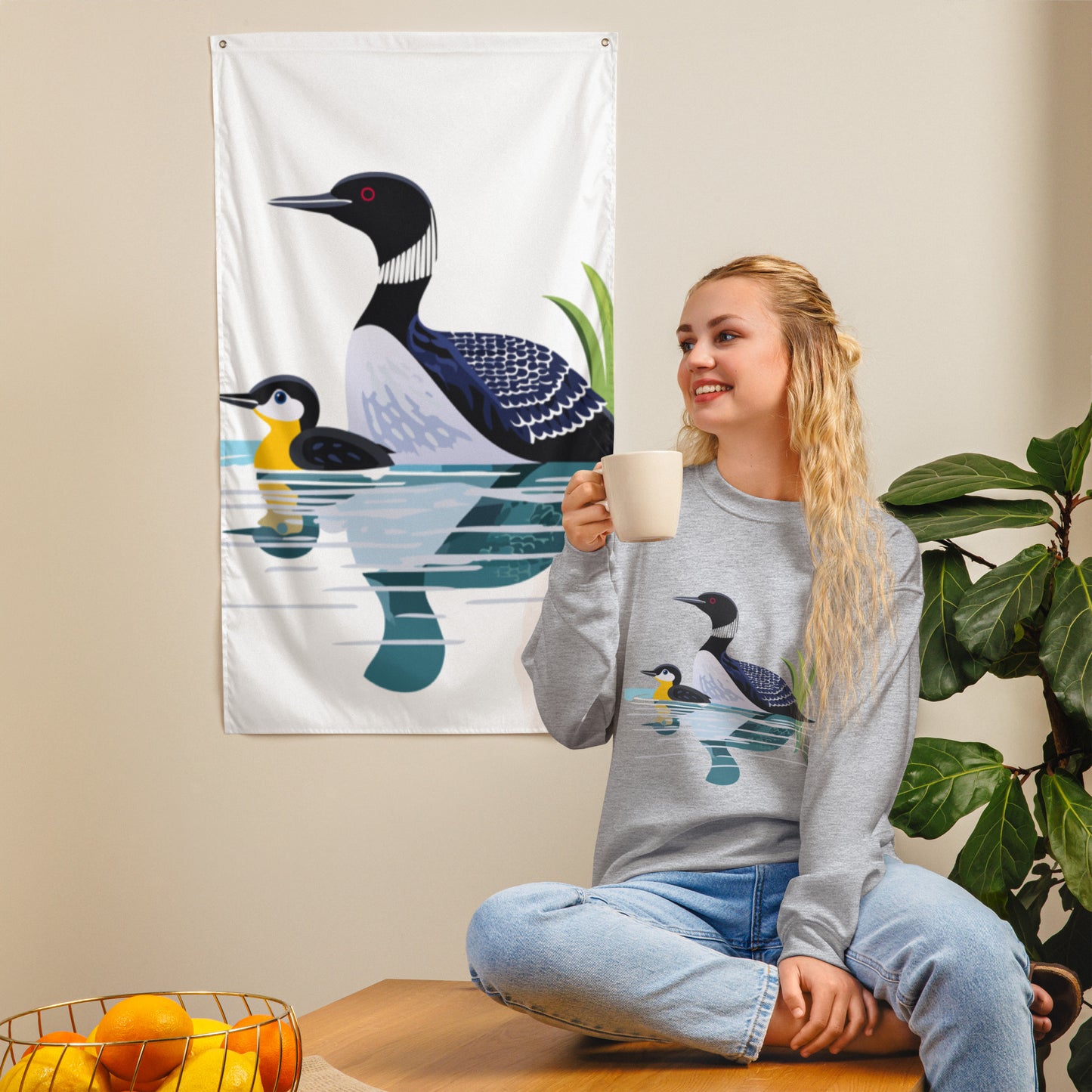 Loon Love Unisex Sweatshirt