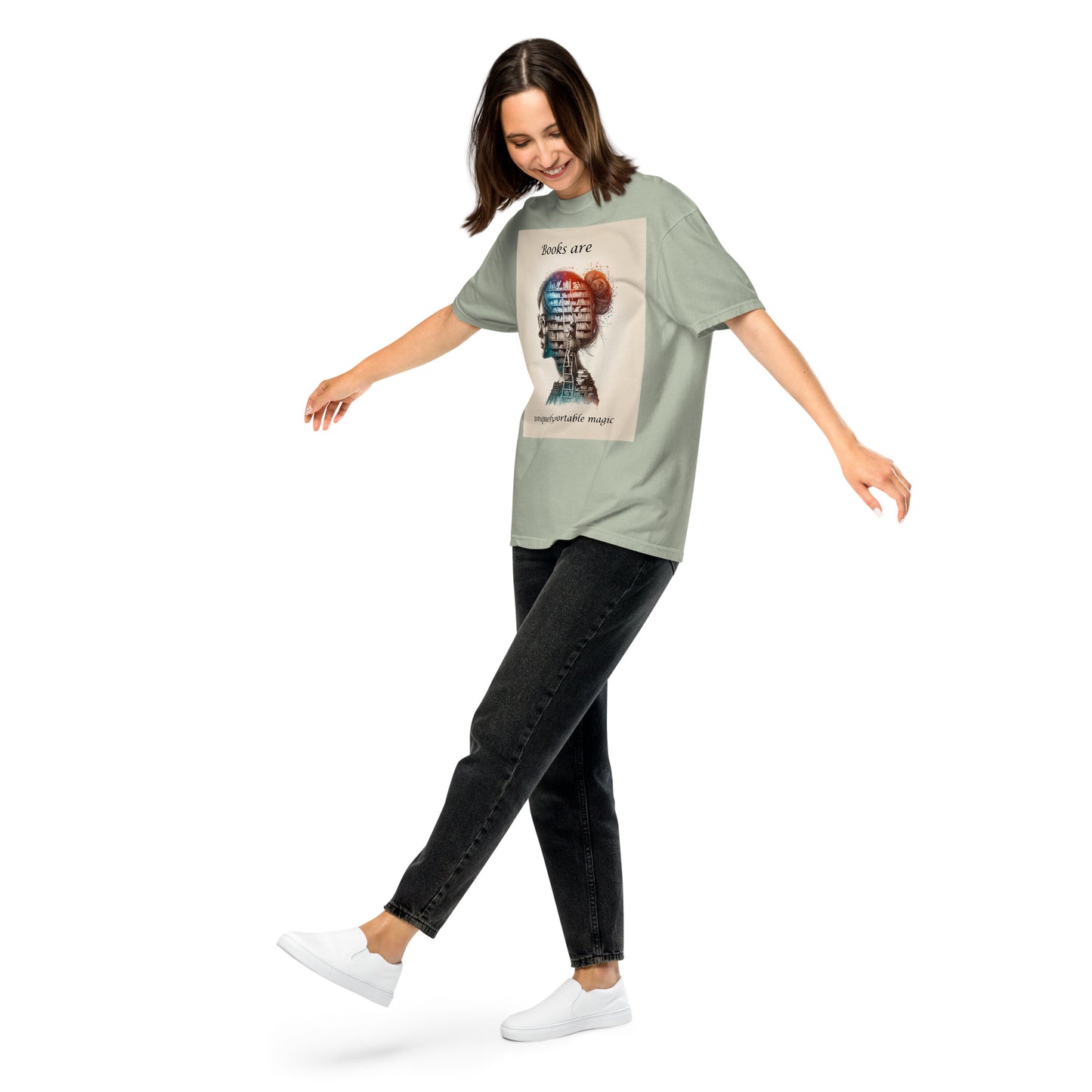 Book Lover Unisex garment-dyed heavyweight t-shirt