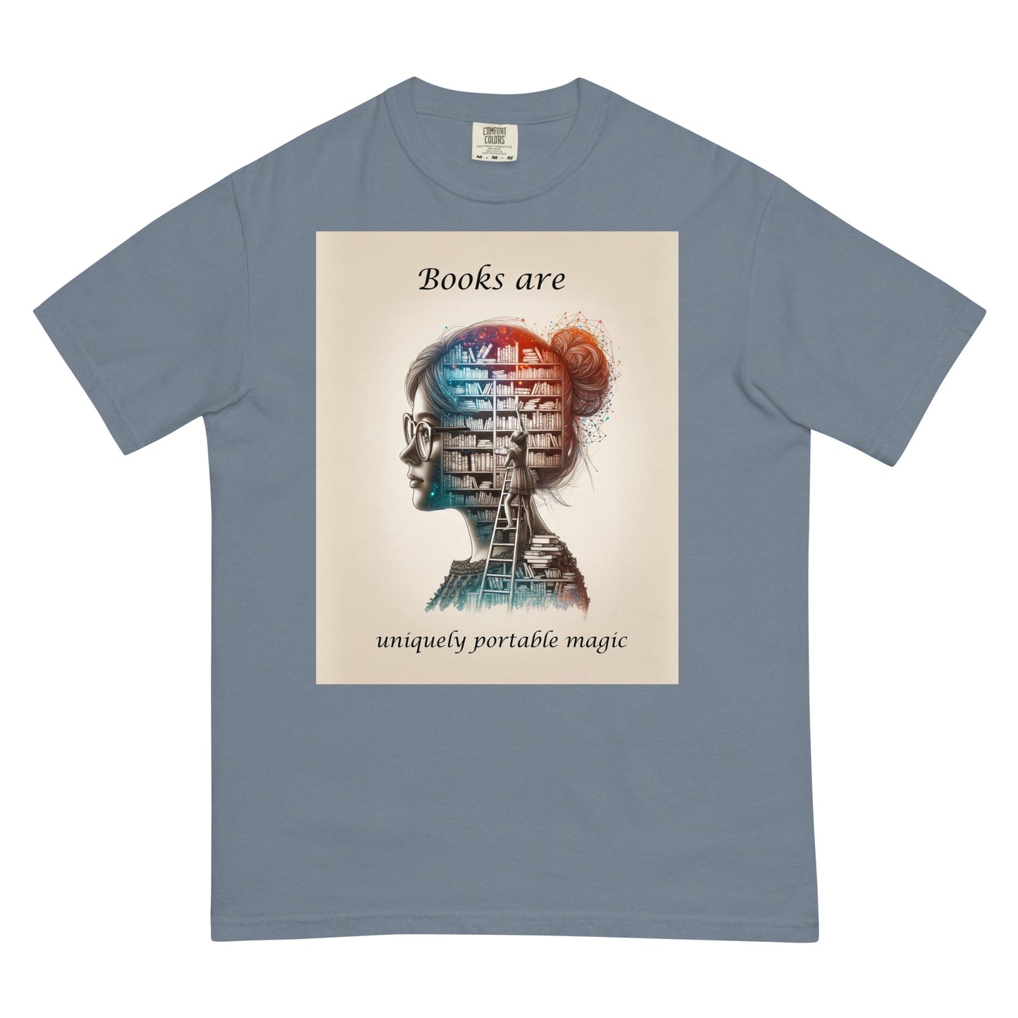Book Lover Unisex garment-dyed heavyweight t-shirt