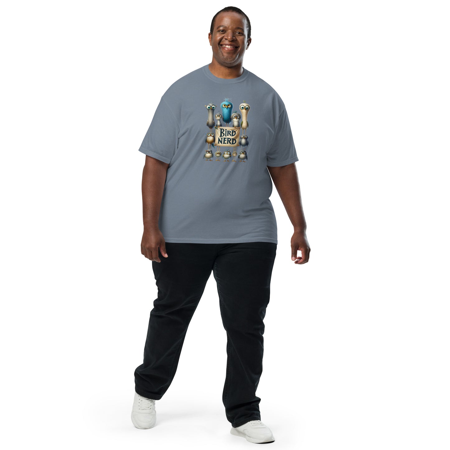 Bird Nerd Cotton Unisex garment-dyed heavyweight t-shirt
