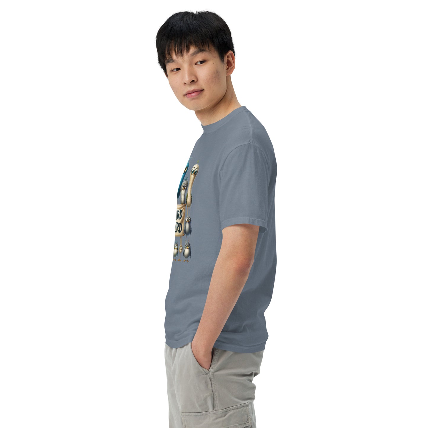 Bird Nerd Cotton Unisex garment-dyed heavyweight t-shirt