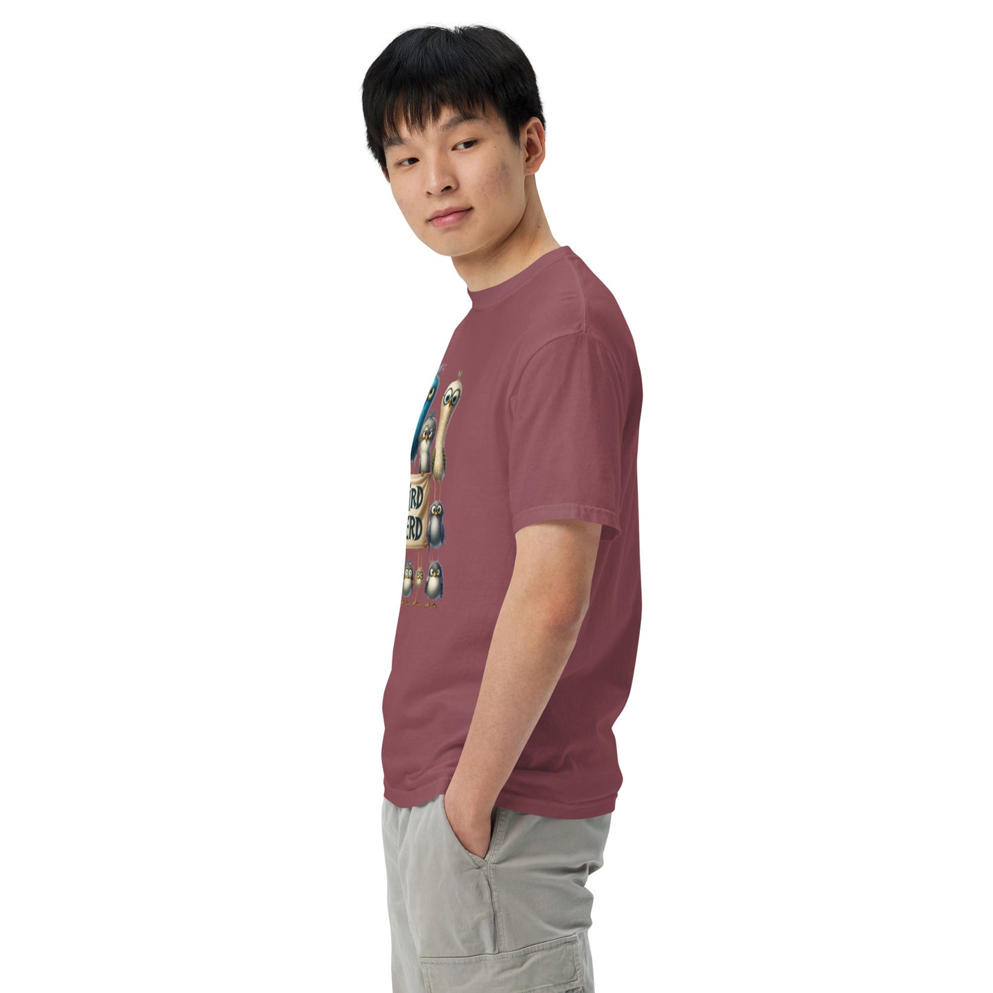 Bird Nerd Cotton Unisex garment-dyed heavyweight t-shirt