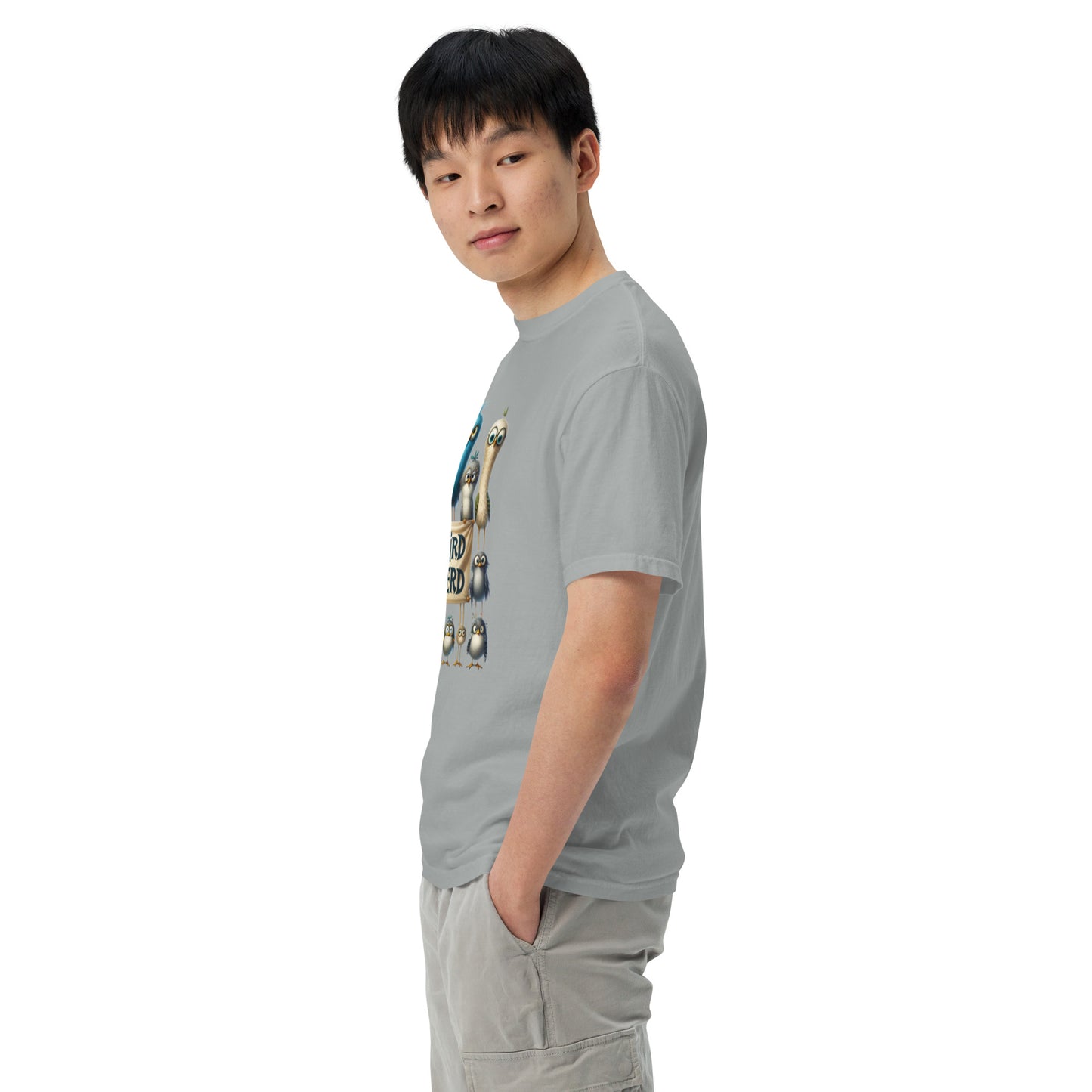 Bird Nerd Cotton Unisex garment-dyed heavyweight t-shirt