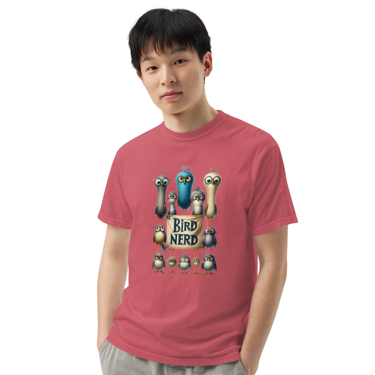 Bird Nerd Cotton Unisex garment-dyed heavyweight t-shirt