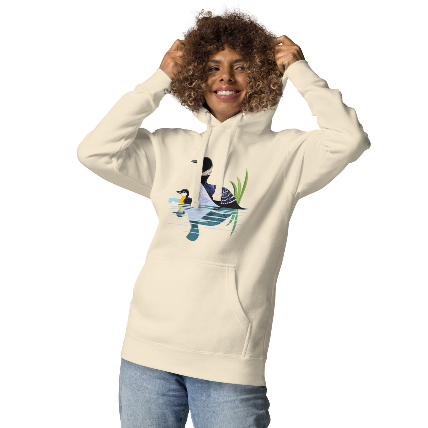 Loon Love Cotton Comfy Unisex Hoodie
