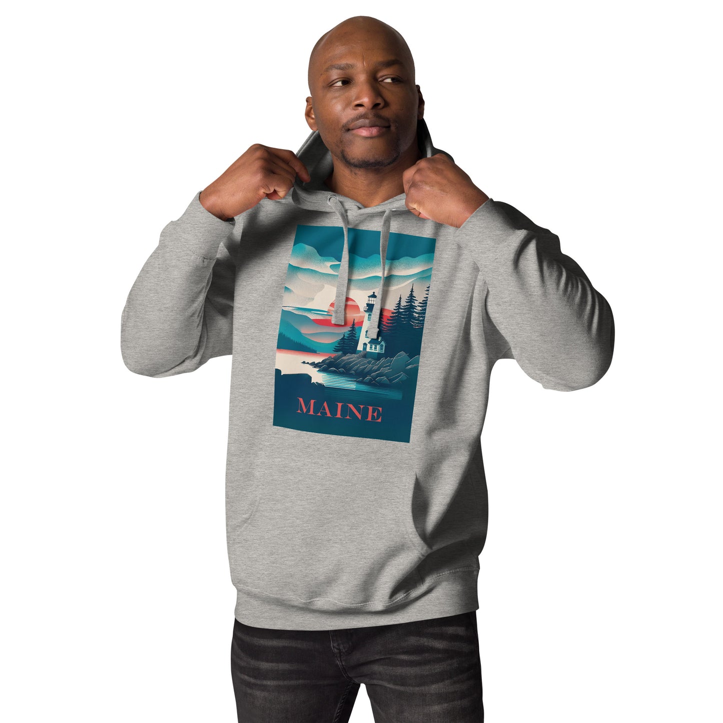 Contemporary Maine Unisex Hoodie