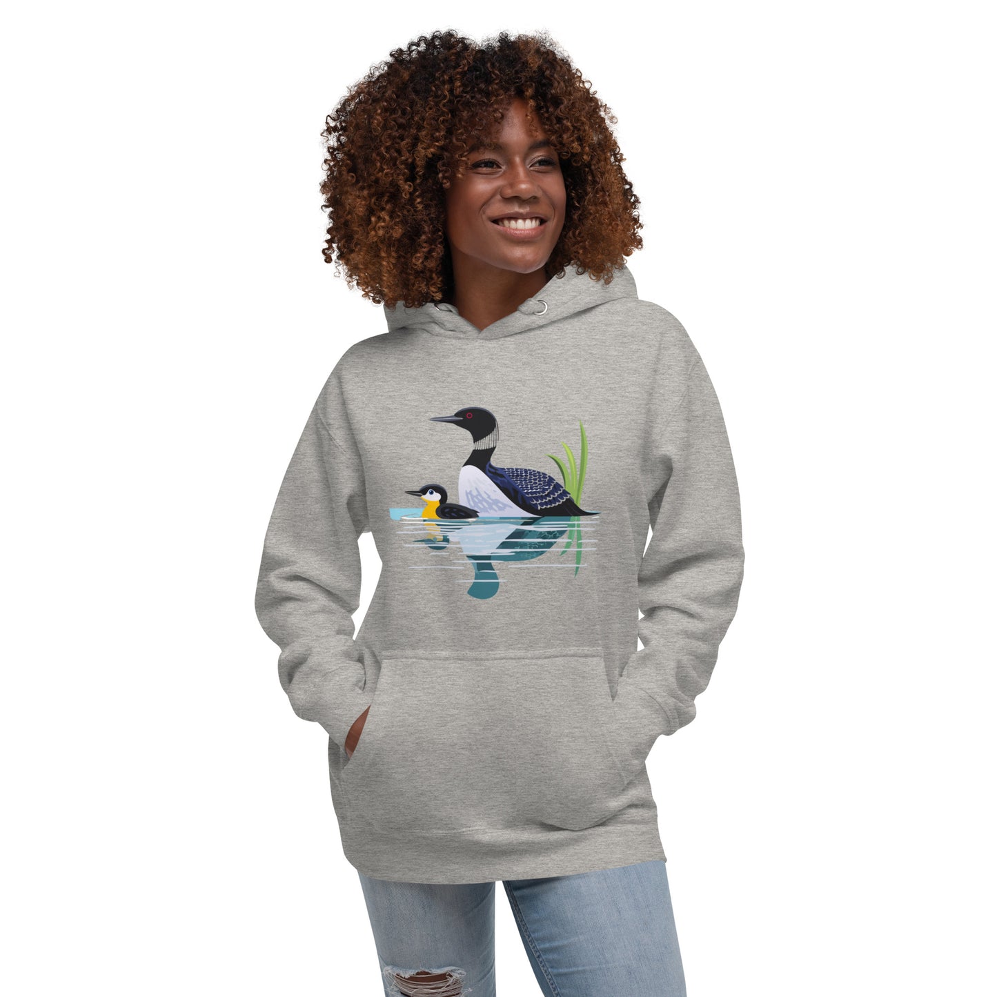 Loon Love Cotton Comfy Unisex Hoodie