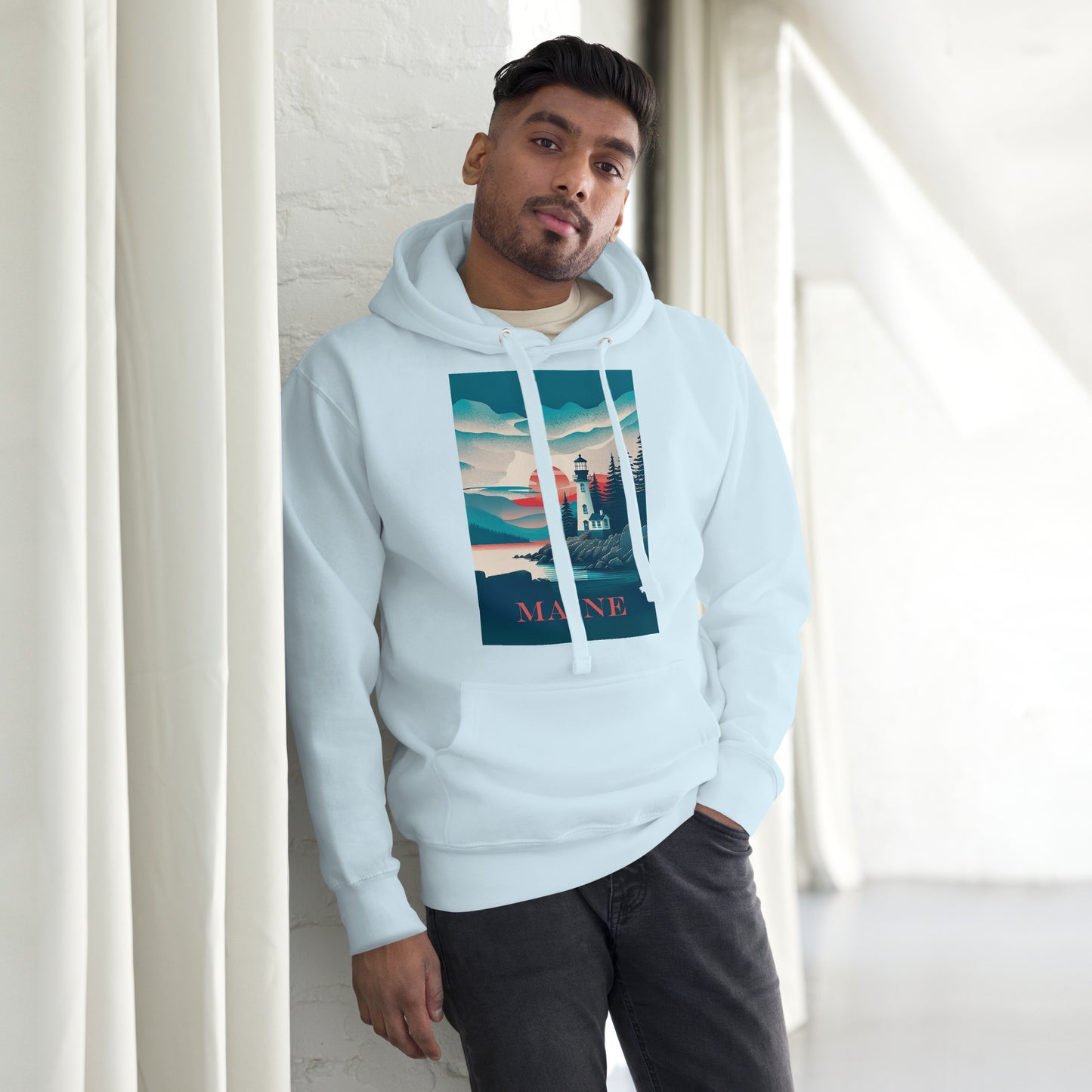 Contemporary Maine Unisex Hoodie