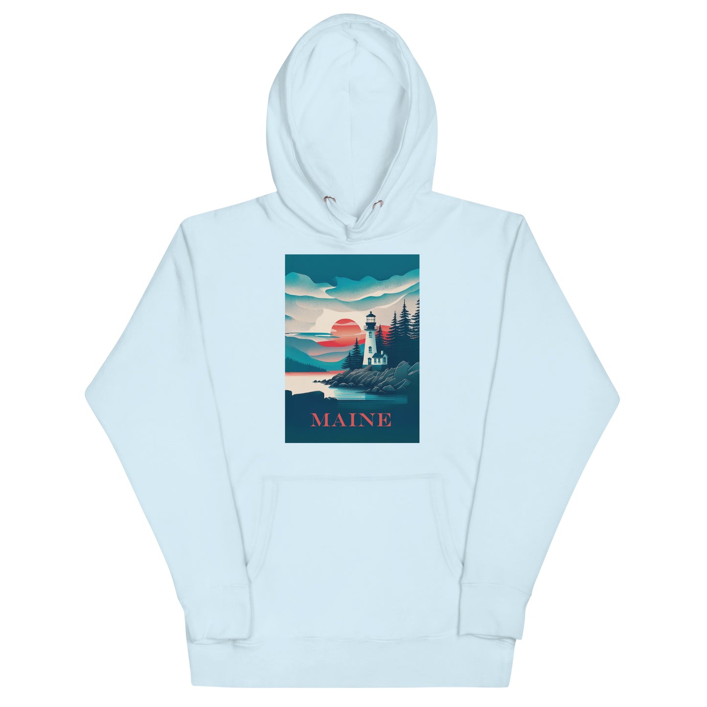 Contemporary Maine Unisex Hoodie