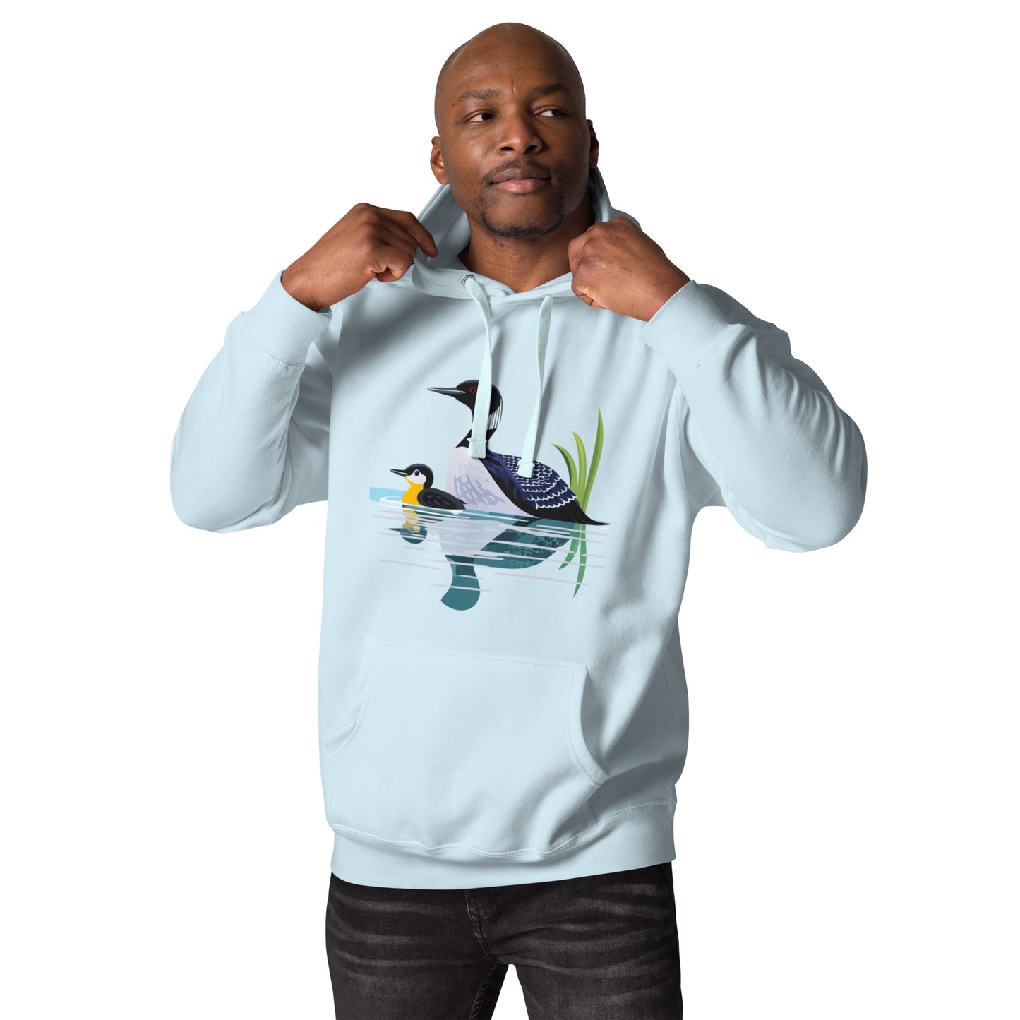 Loon Love Cotton Comfy Unisex Hoodie