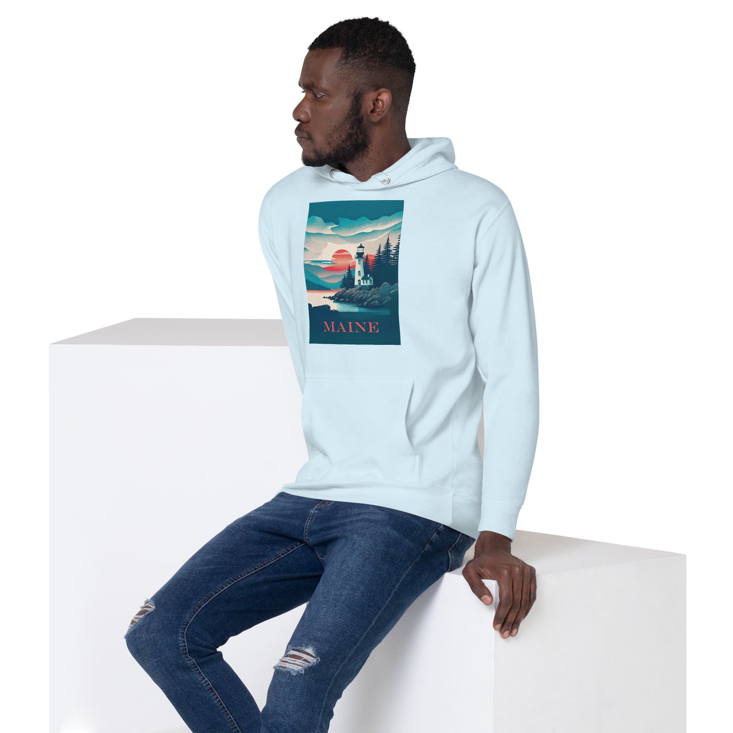 Contemporary Maine Unisex Hoodie