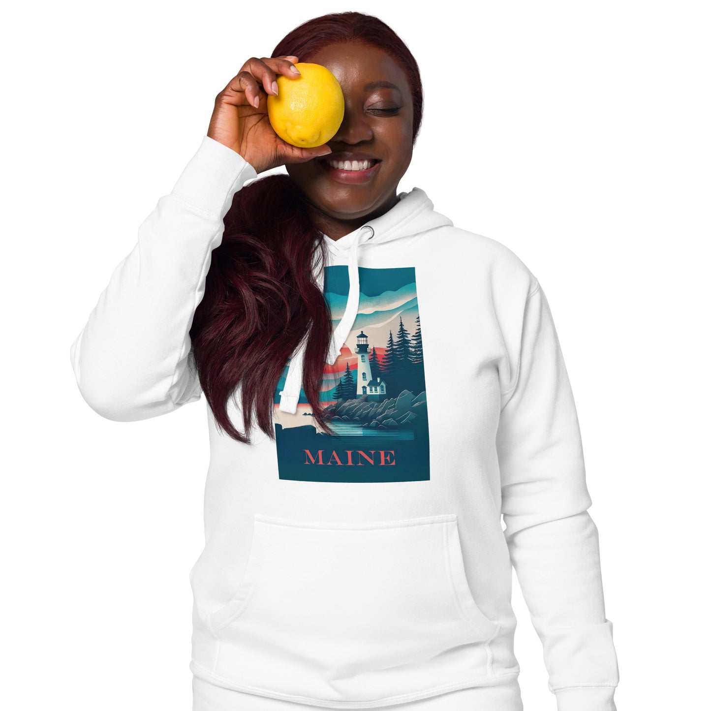 Contemporary Maine Unisex Hoodie