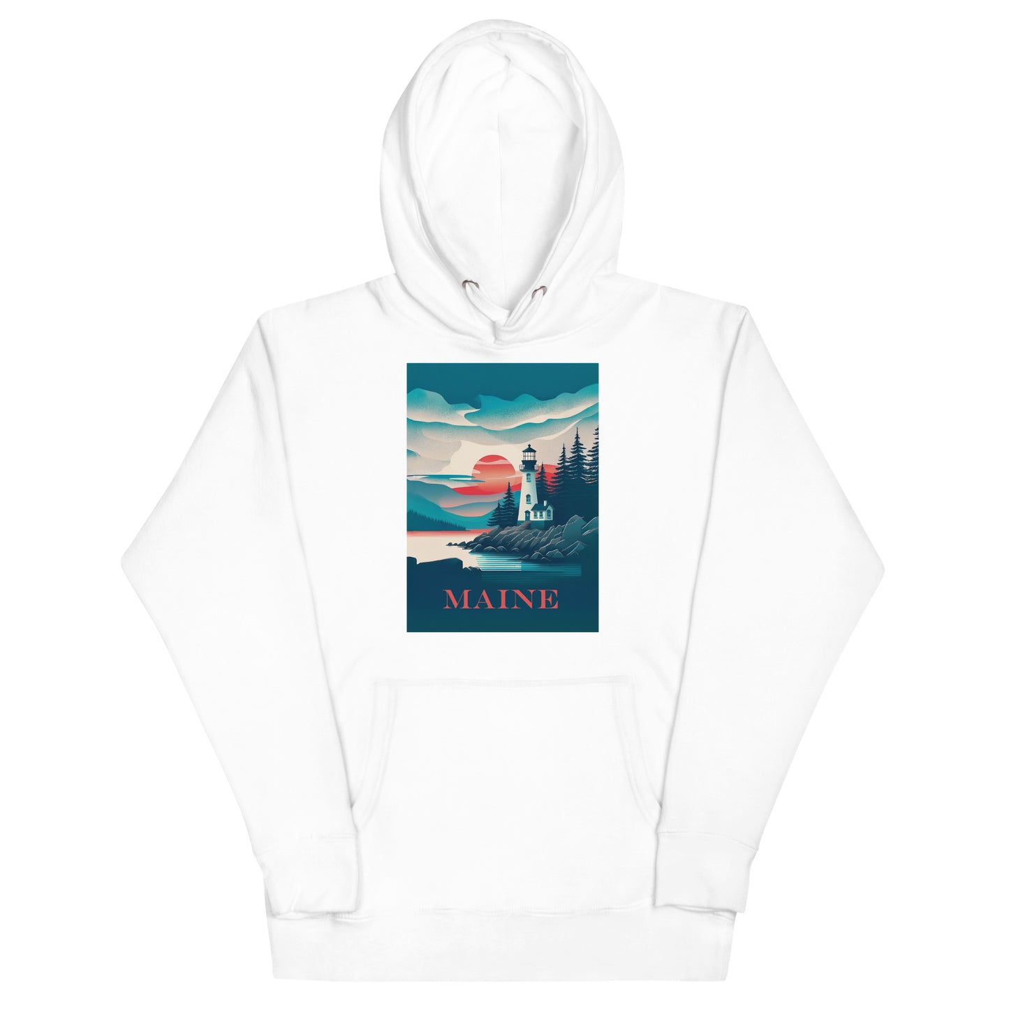 Contemporary Maine Unisex Hoodie