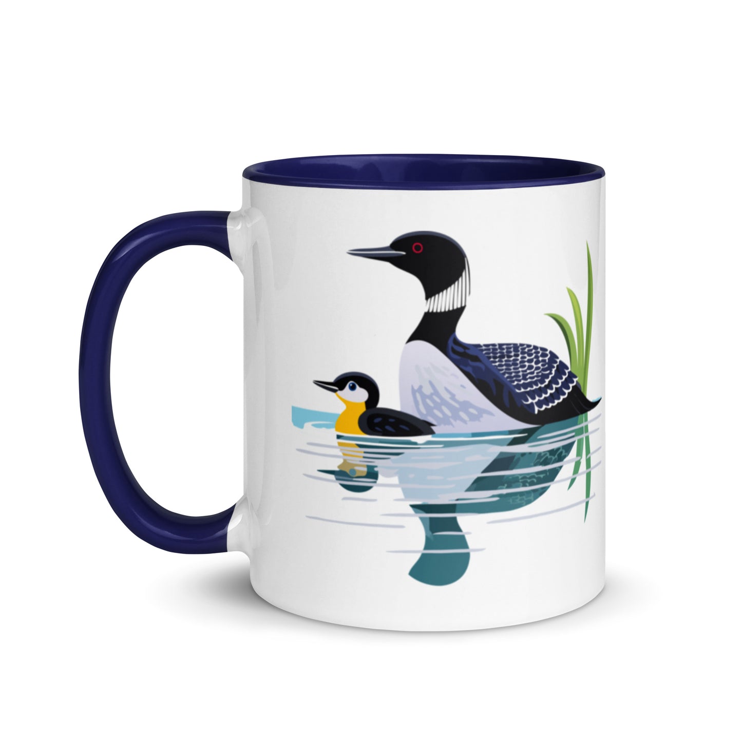 Loon Love Mug with Color Inside