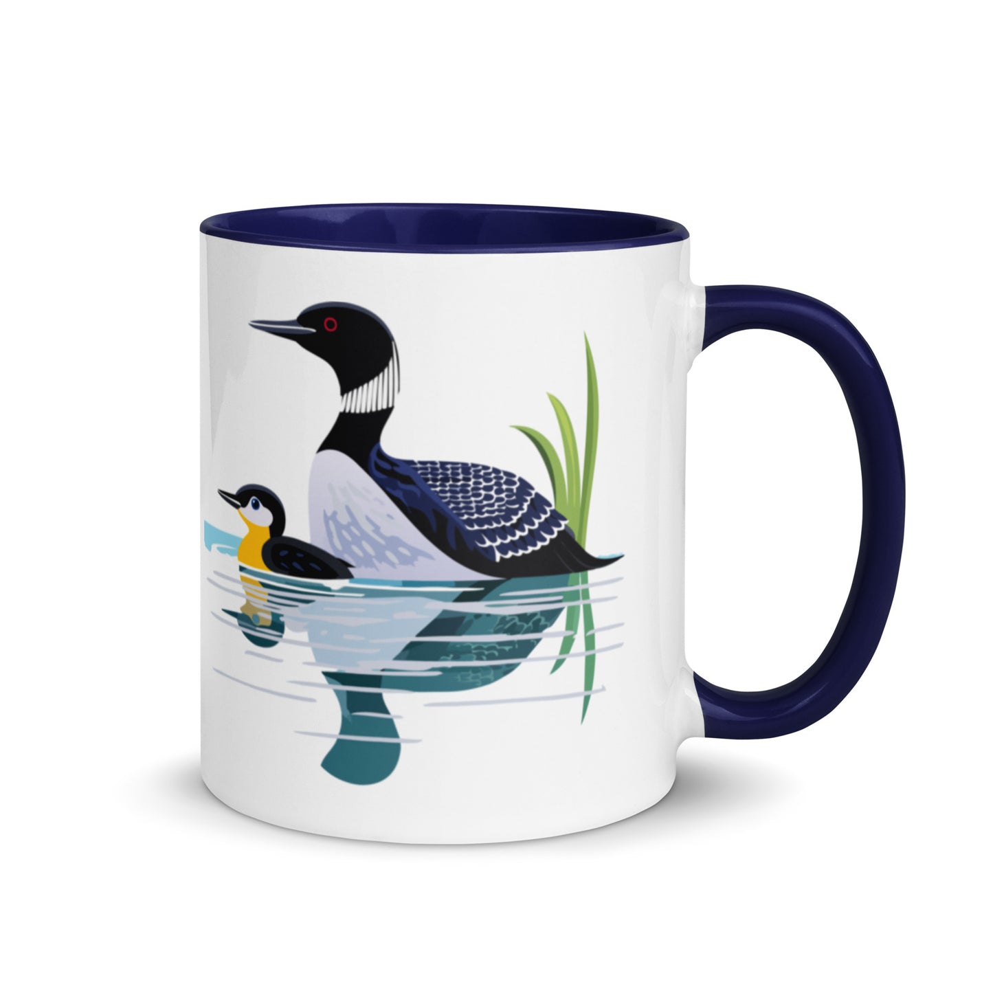 Loon Love Mug with Color Inside