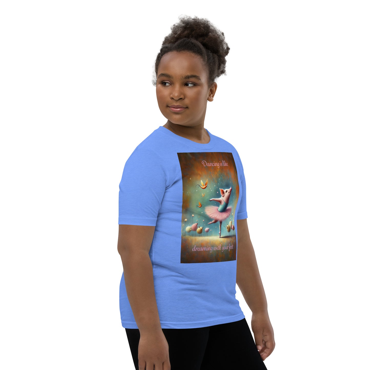 Dancing Pig Youth Short Sleeve T-Shirt