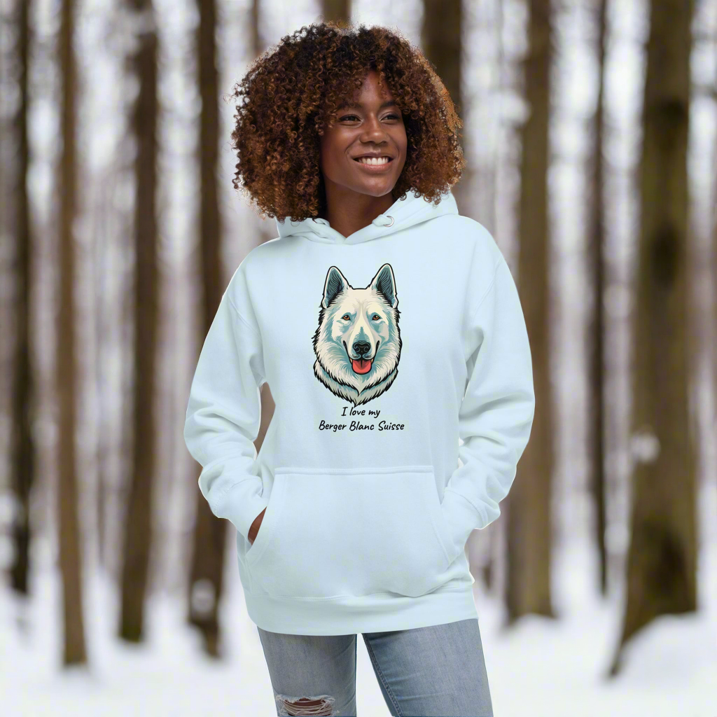 Berger Blanc Suisse All Cotton Unisex Hoodie