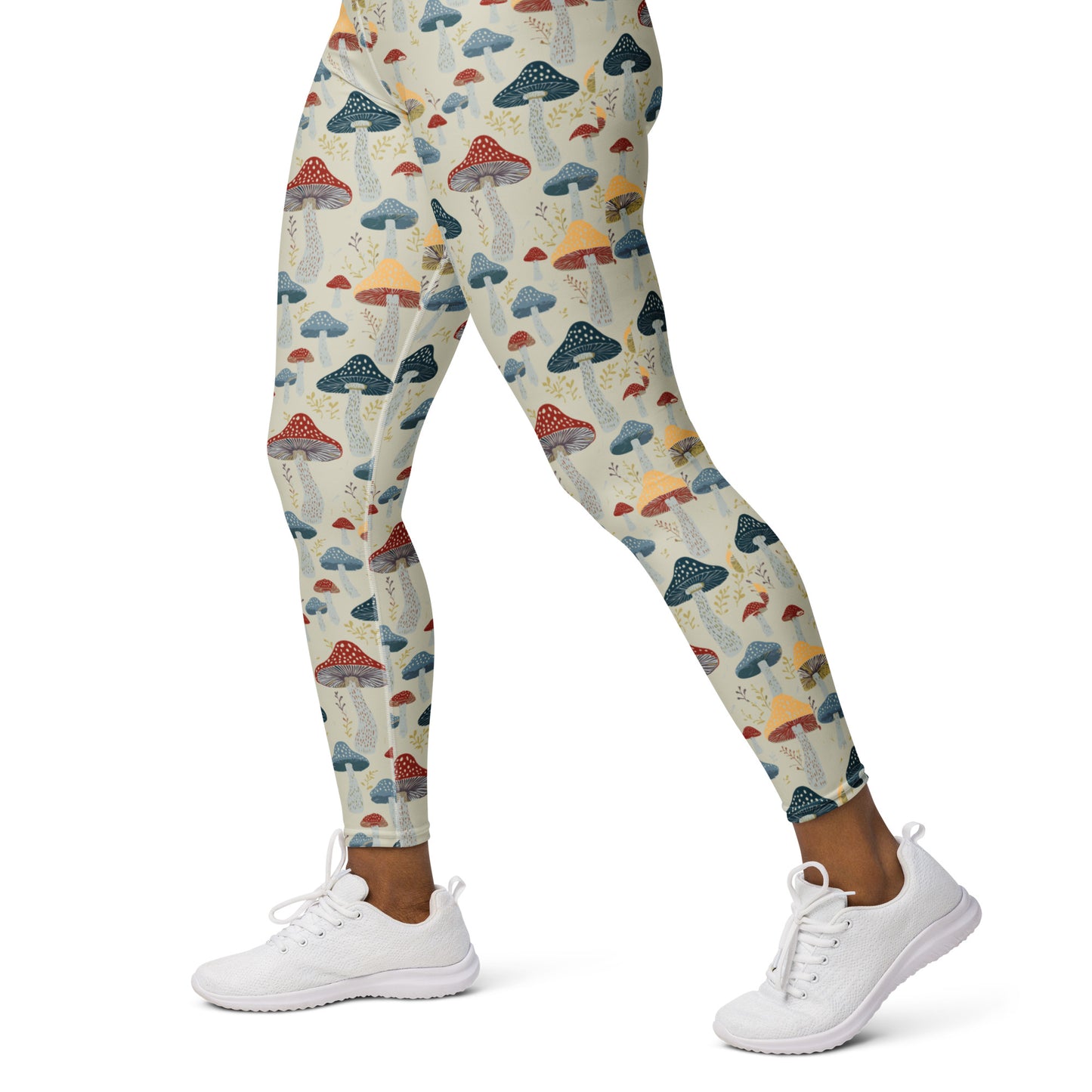 Mushroom Yoga Leggings