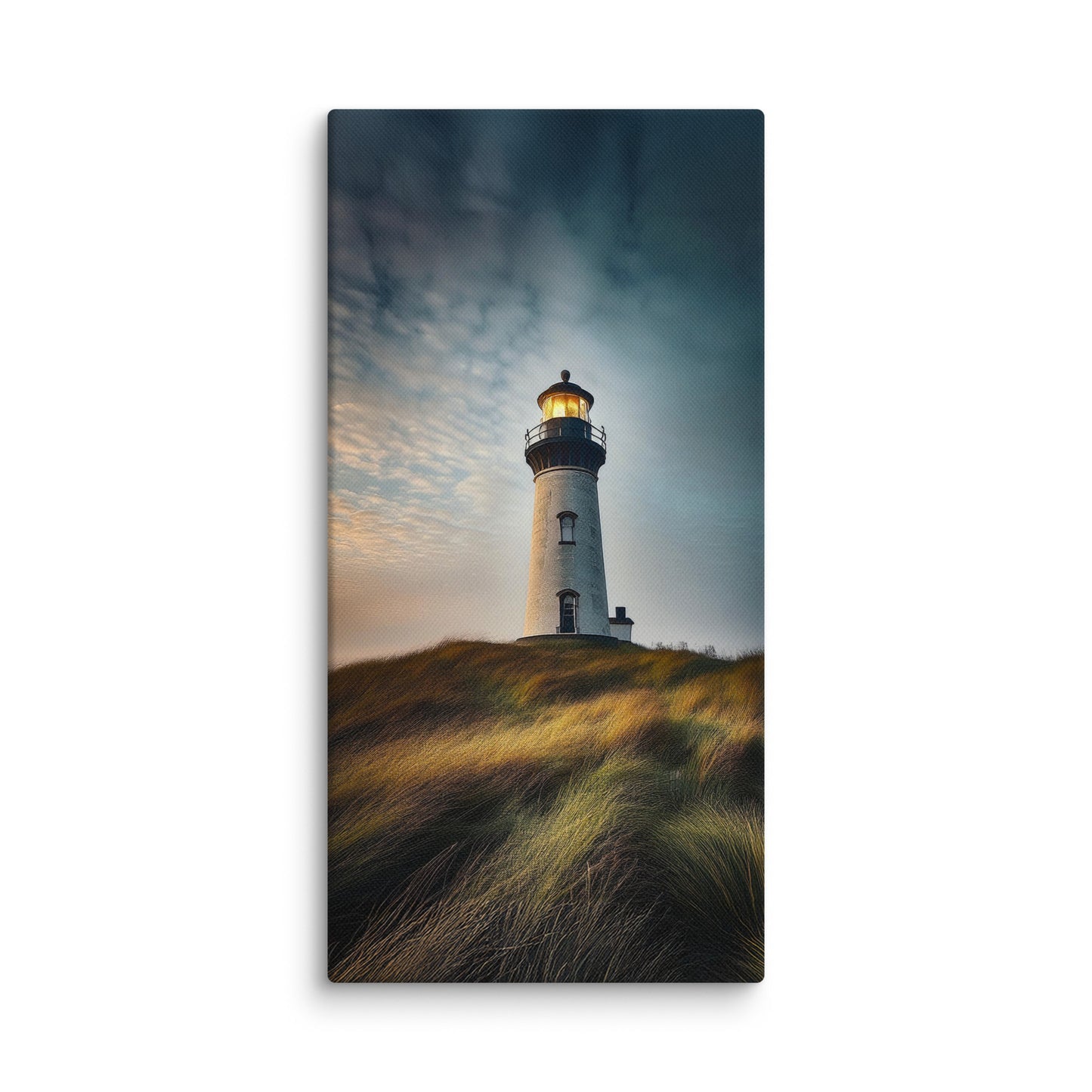 Lighthouse on a Hill Canvas