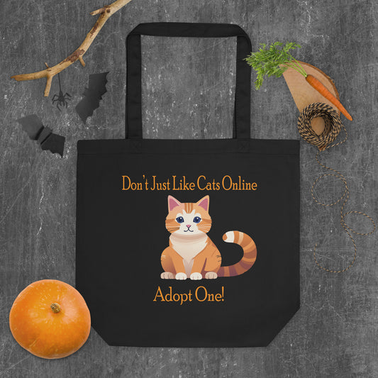 Adopt Cats Eco Tote Bag