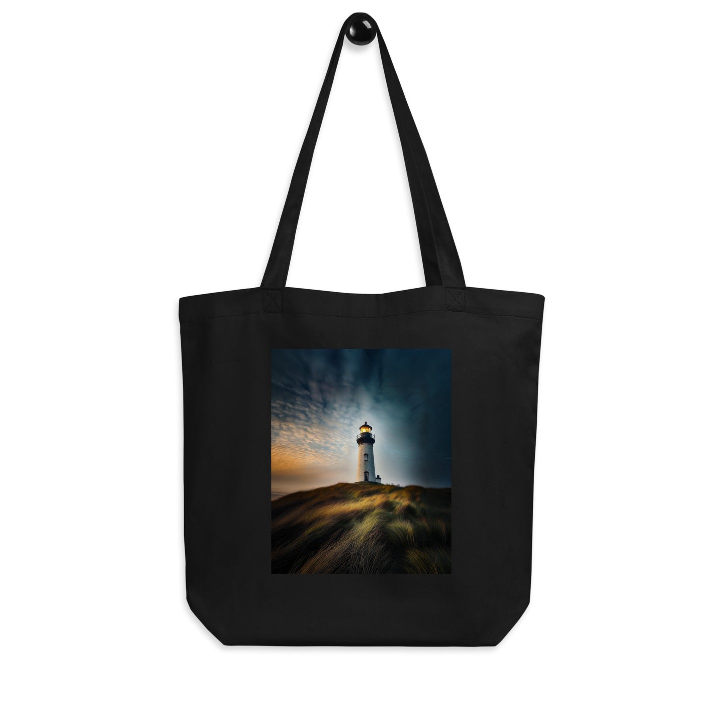 Lighthouse  on a Hill Eco Tote Bag