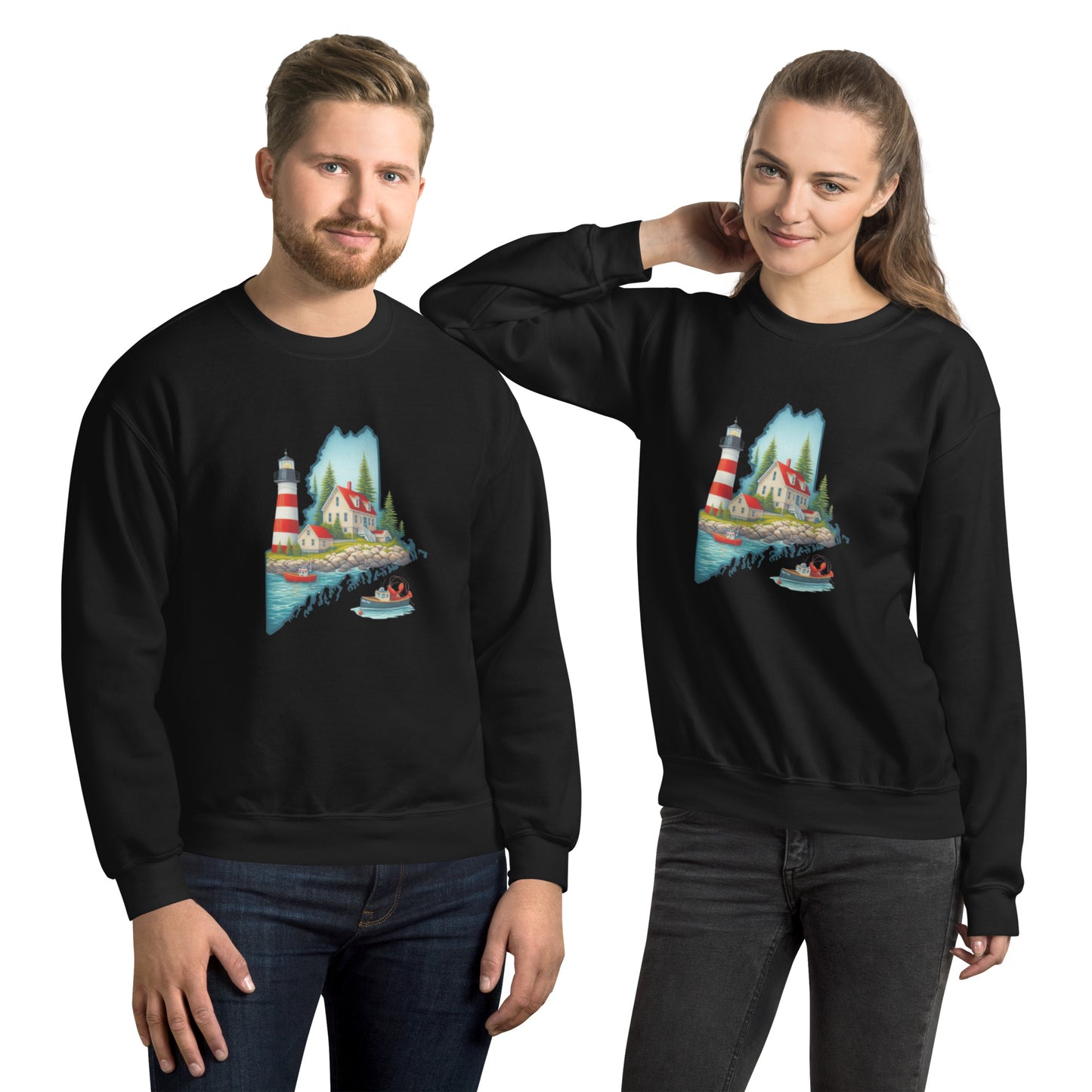 Maine State Unisex Sweatshirt