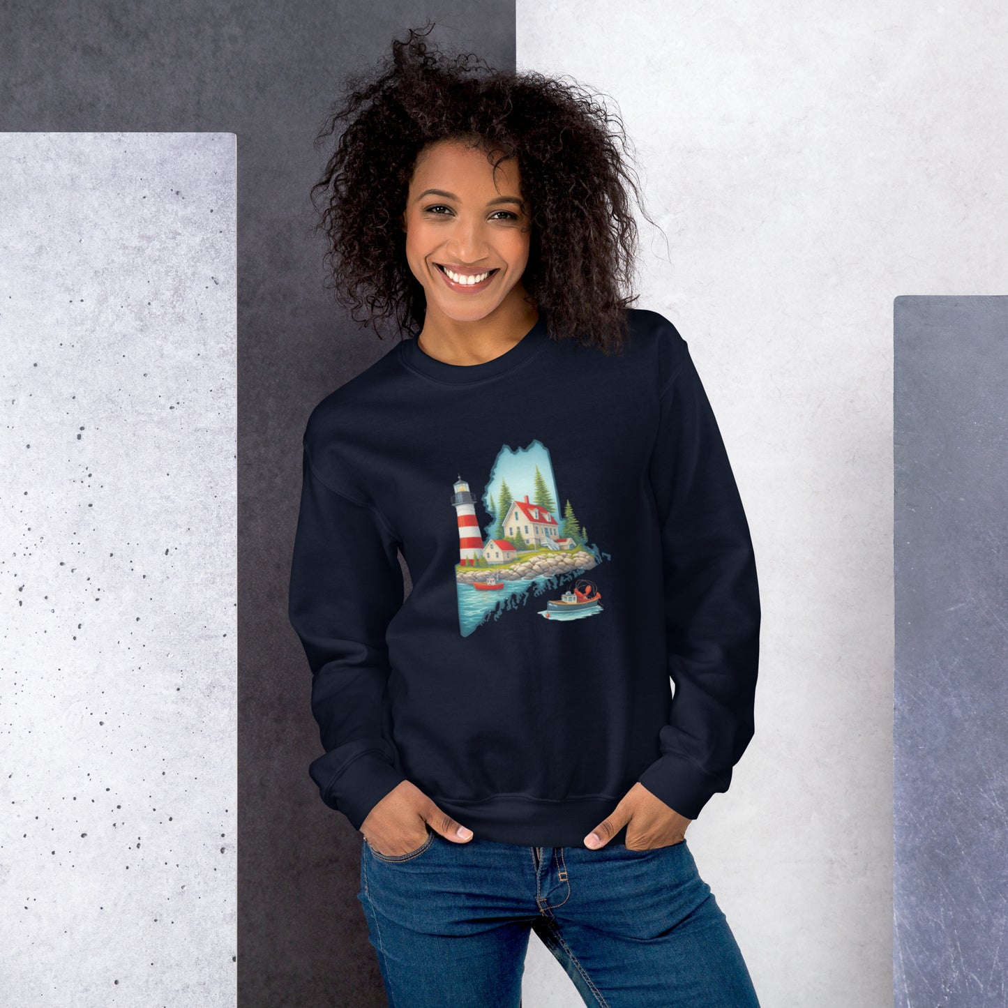 Maine State Unisex Sweatshirt