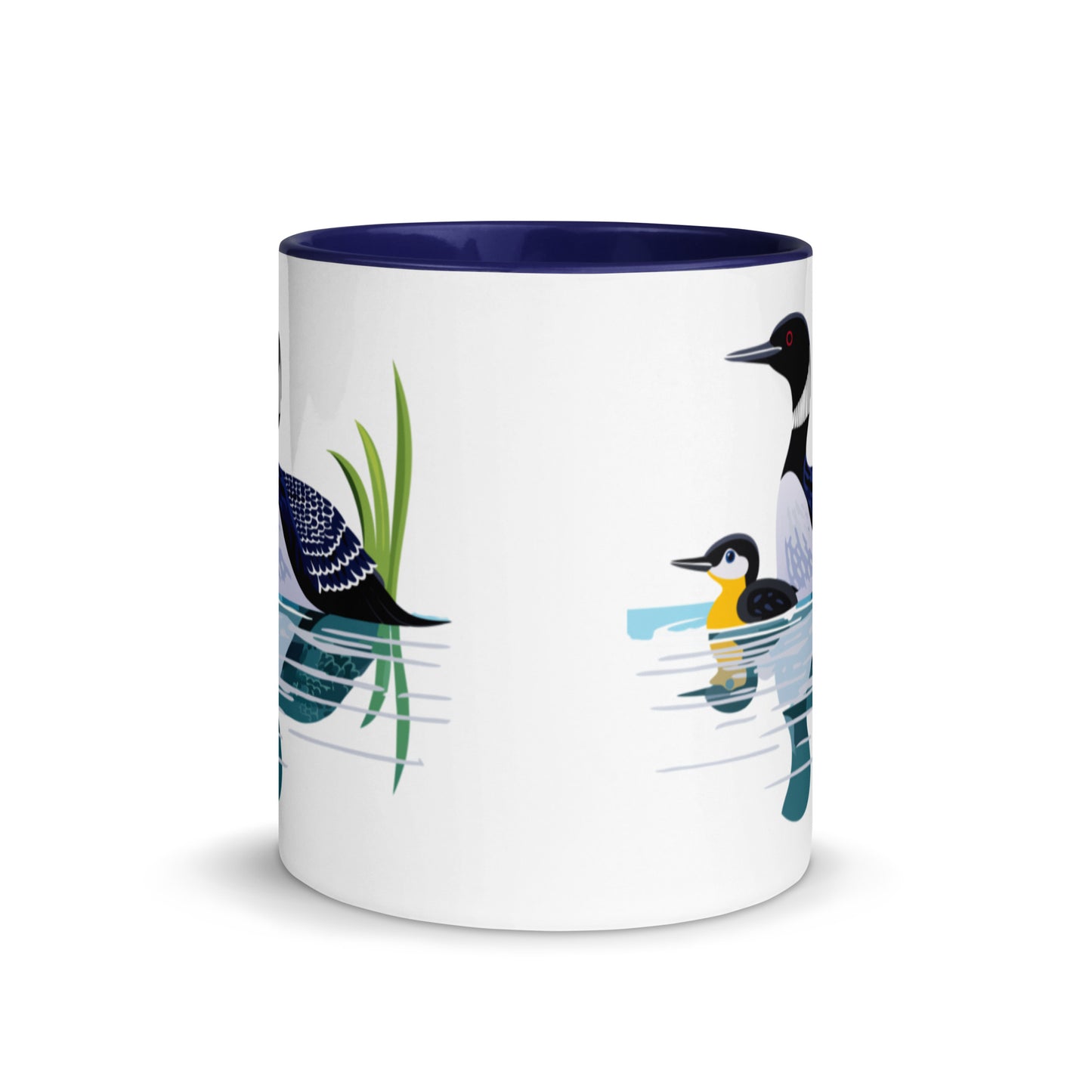 Loon Love Mug with Color Inside