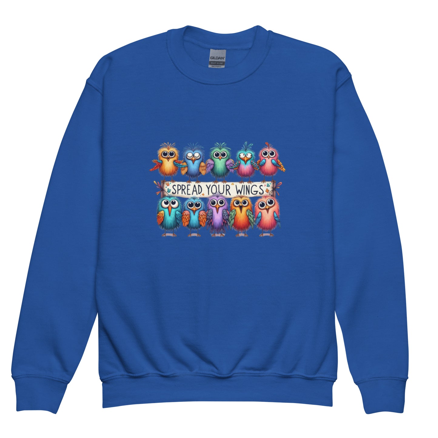 Spread Your Wings Youth crewneck sweatshirt