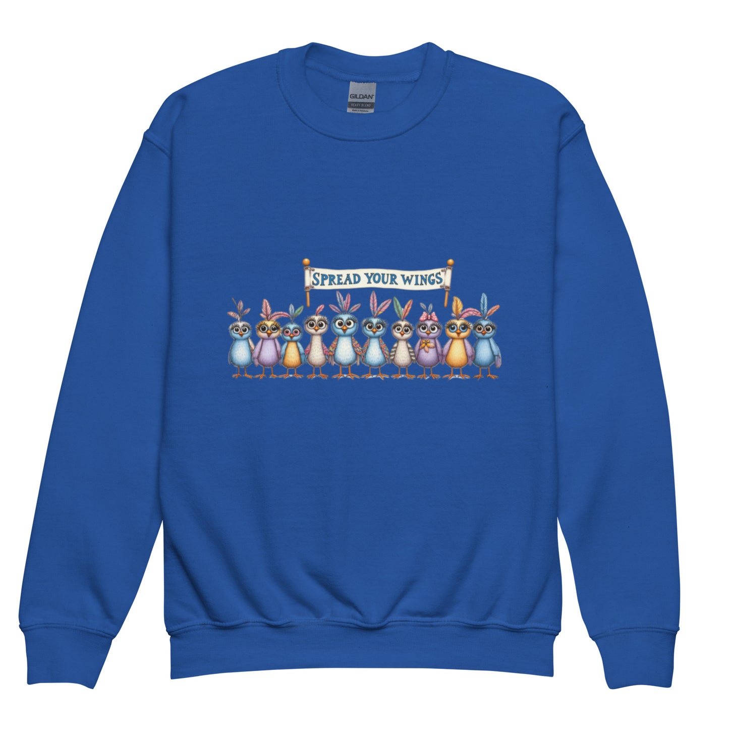 Spread Your Wings Youth crewneck sweatshirt