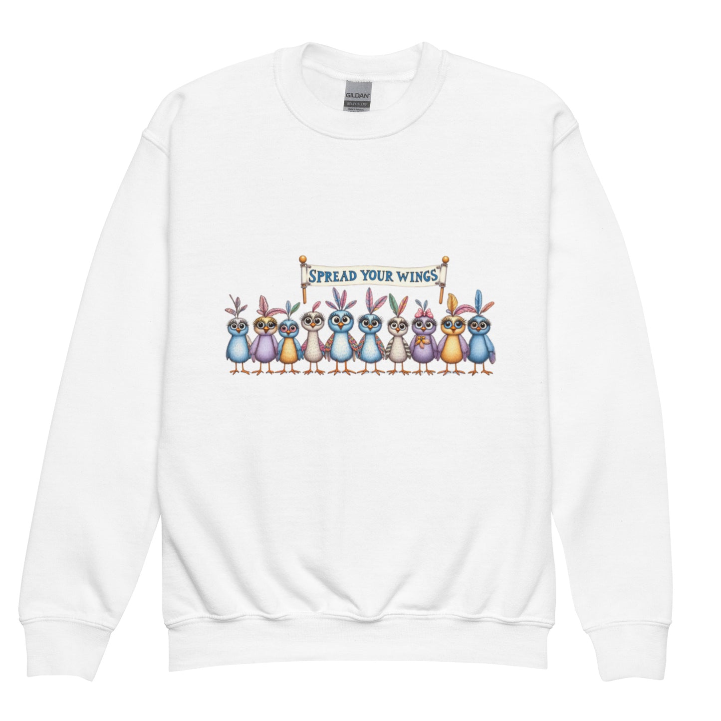 Spread Your Wings Youth crewneck sweatshirt